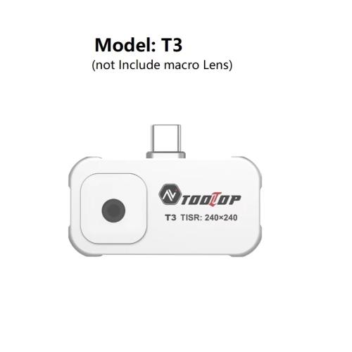 스마트폰열화상카메라 고화질 적외선 온도감지카메라 안드로이드 휴대폰용 TOOLTOP T3 -20550 ℃ 타입-C 가전제품 수리 175,730원