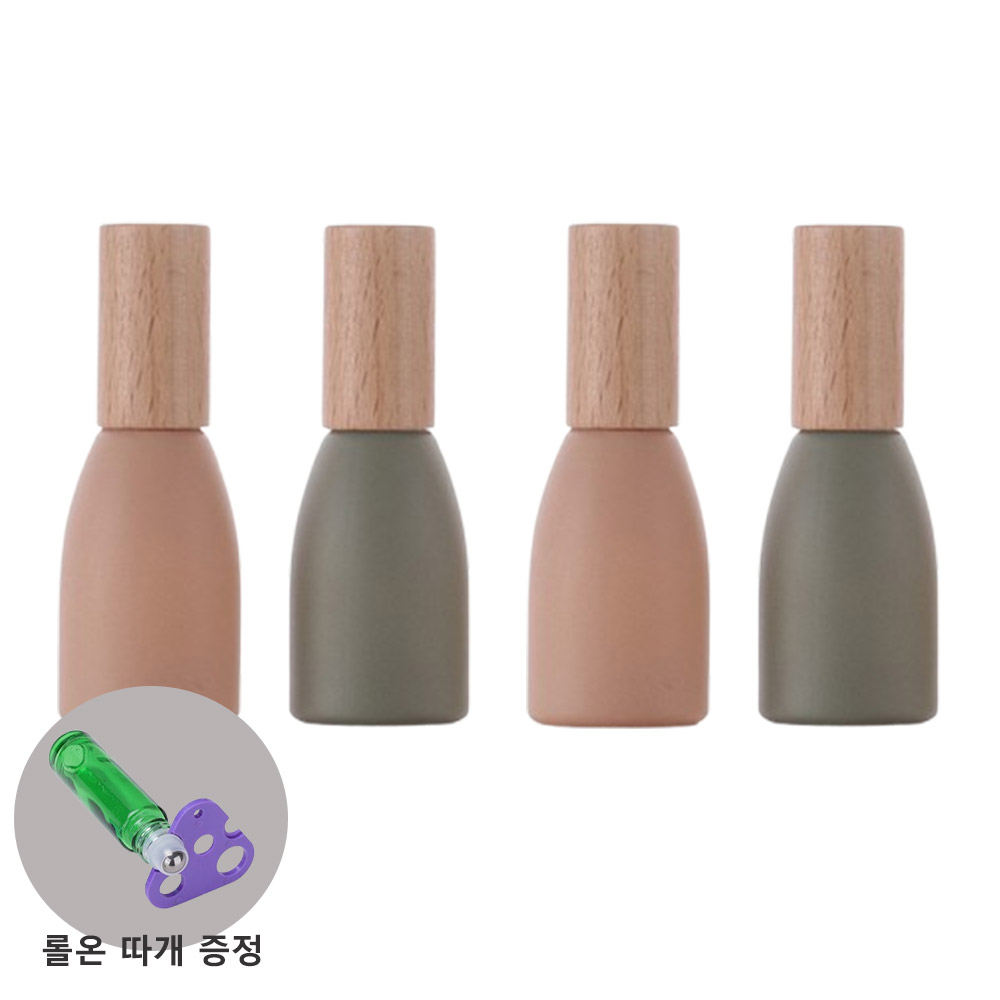 리플랜샵 비비드 우드캡 12ml 공병 롤온 향수 오일 에센스 공병 4종세트 + 롤온따개 포함 10,900원