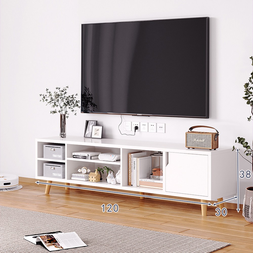 Zzang Room 오픈형 원룸 거실수납장 TV 캐비닛장식장 35,900원