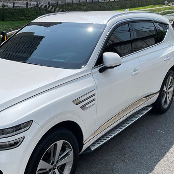 제네시스GV80 블랙크롬 다이아몬드 썬바이저 6P 빗물받이 134,900원