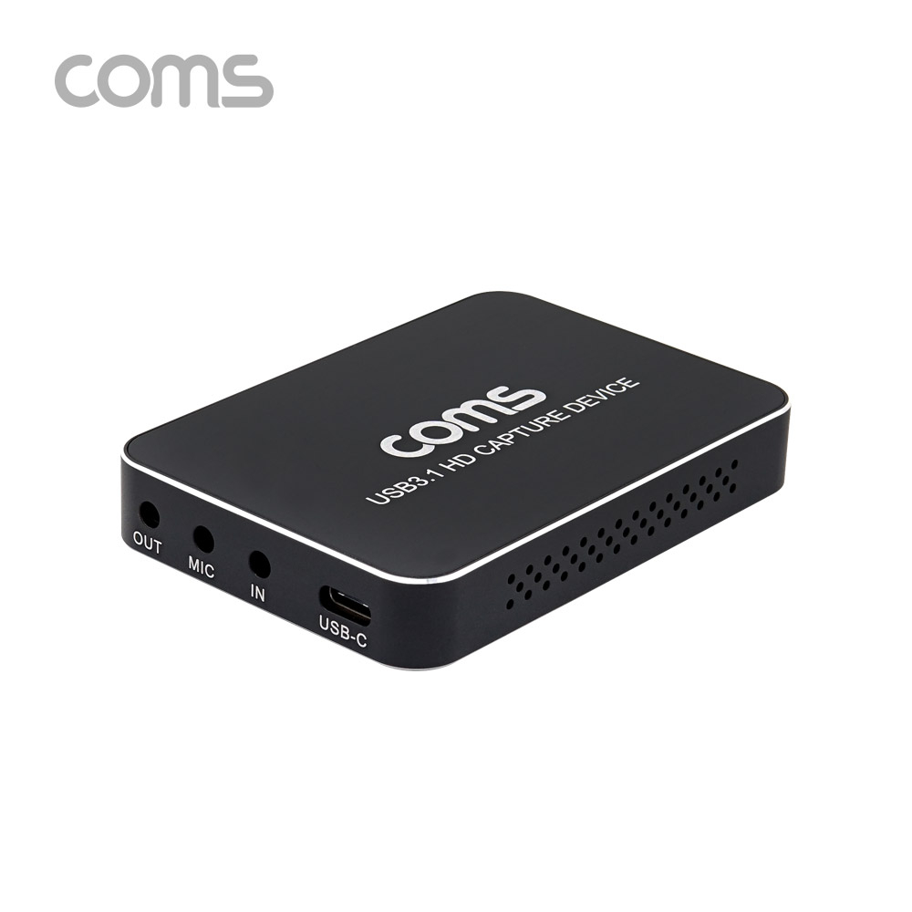 Coms USB 3.1 HDMI 캡쳐 캡쳐보드 동영상 편집기 UHD 4K2K 60Hz MIC IN LINE OUT 165,000원