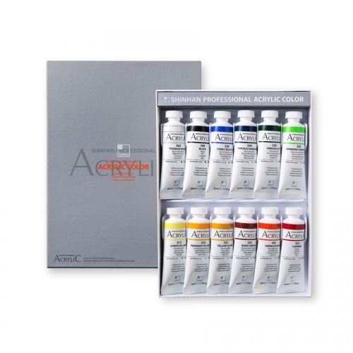 신한 아크릴 물감 세트 50ml 12색 세트 [옵션선택], A세트 34,950원