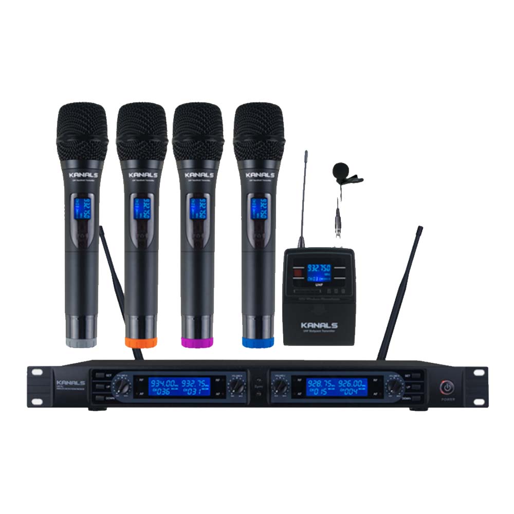 BK-4200 카날스 4채널 무선마이크 교회 공연용 무선마이크4개 1,264,200원