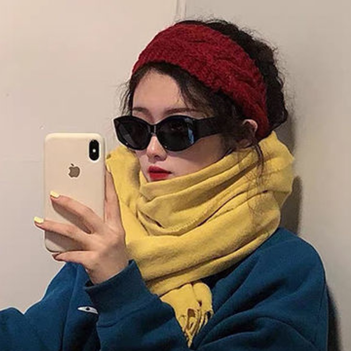 꽈배기 니트 헤어 밴드 넓은 와이드 골지 스포츠 머리띠 헤어링 반다나 터번 5,900원