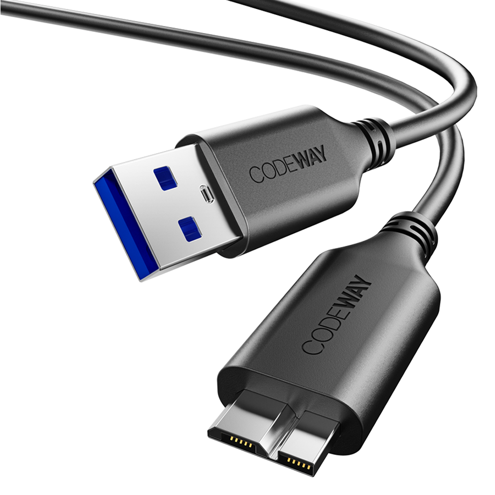 코드웨이 USB 3.0 A to 마이크로B 외장하드 케이블 4,800원
