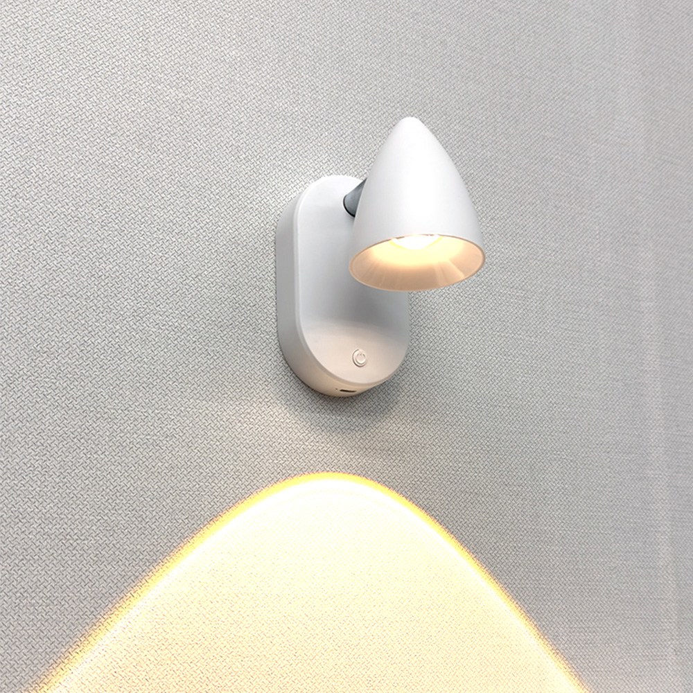 HK.sell 라디우 마그넷 무선 충전식 3색 포인트 무드등, 화이트 24,800원