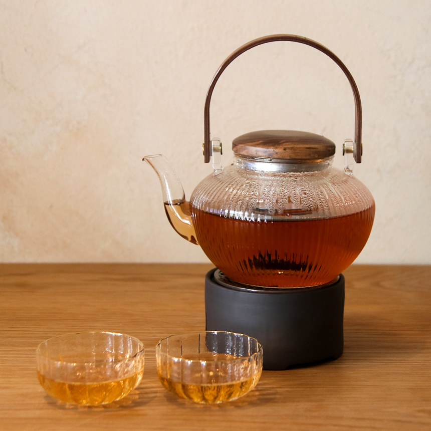 티이야기 내열유리 우드 티팟 세트 51,800원