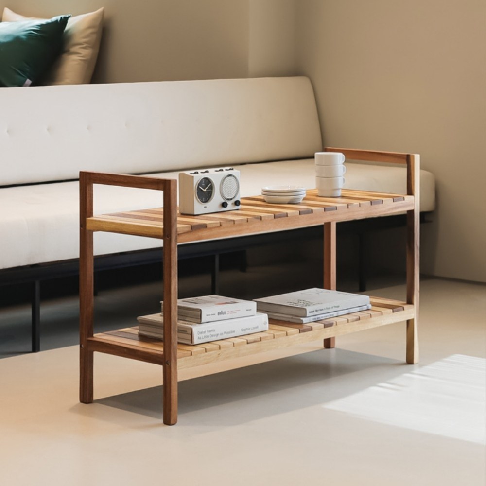 나무 선반장 우드 원목 2단 3단 500 700 1000 58,900원