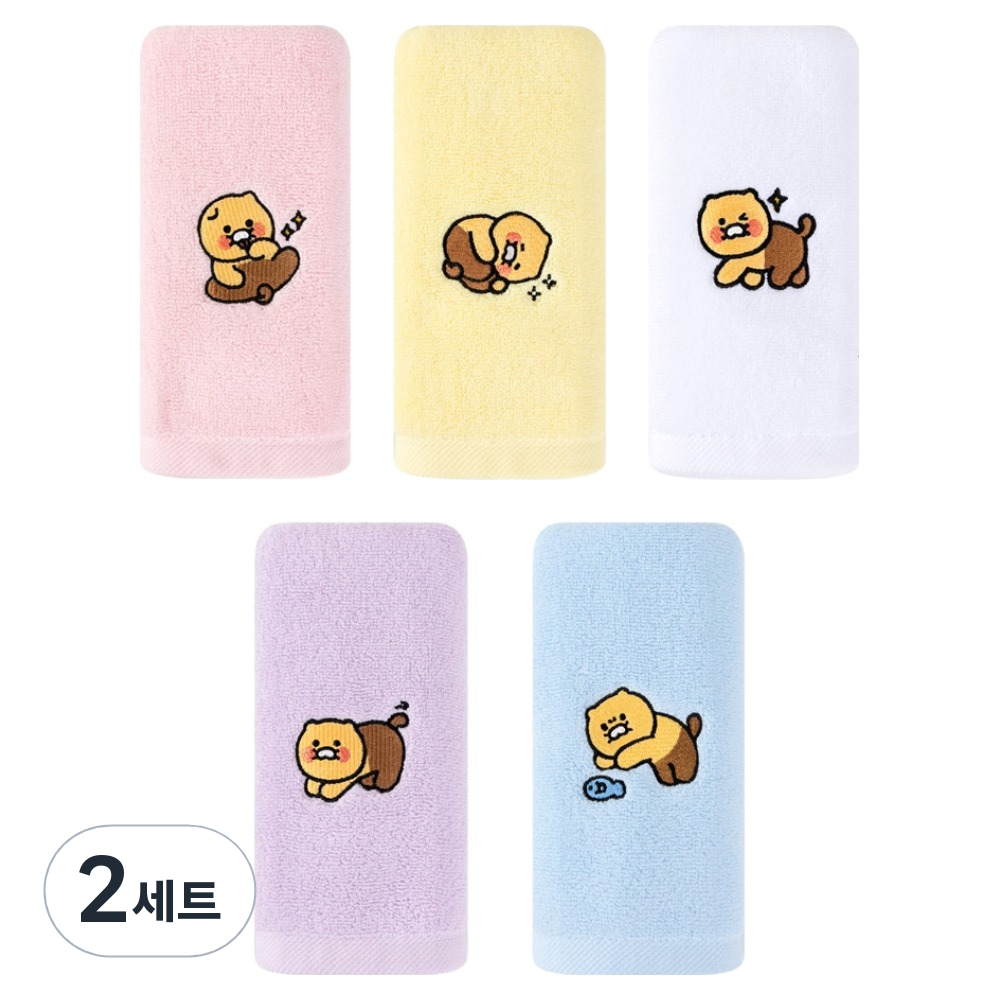 춘식이 오디너리 수건 150g 32수 면사 5종 세트 48,800원