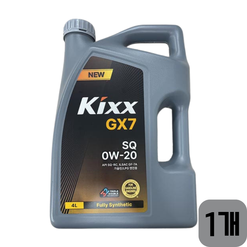 GS칼텍스 킥스 가솔린 엔진오일 GX7 0W20 SQ 33,650원