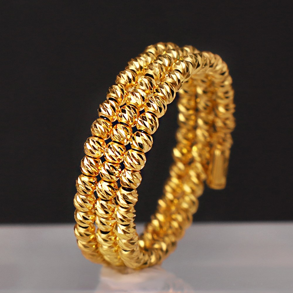 주리에떼 24K 순금 컷팅볼 레이어드 링 볼드 코첼라 세줄 반지 798,800원