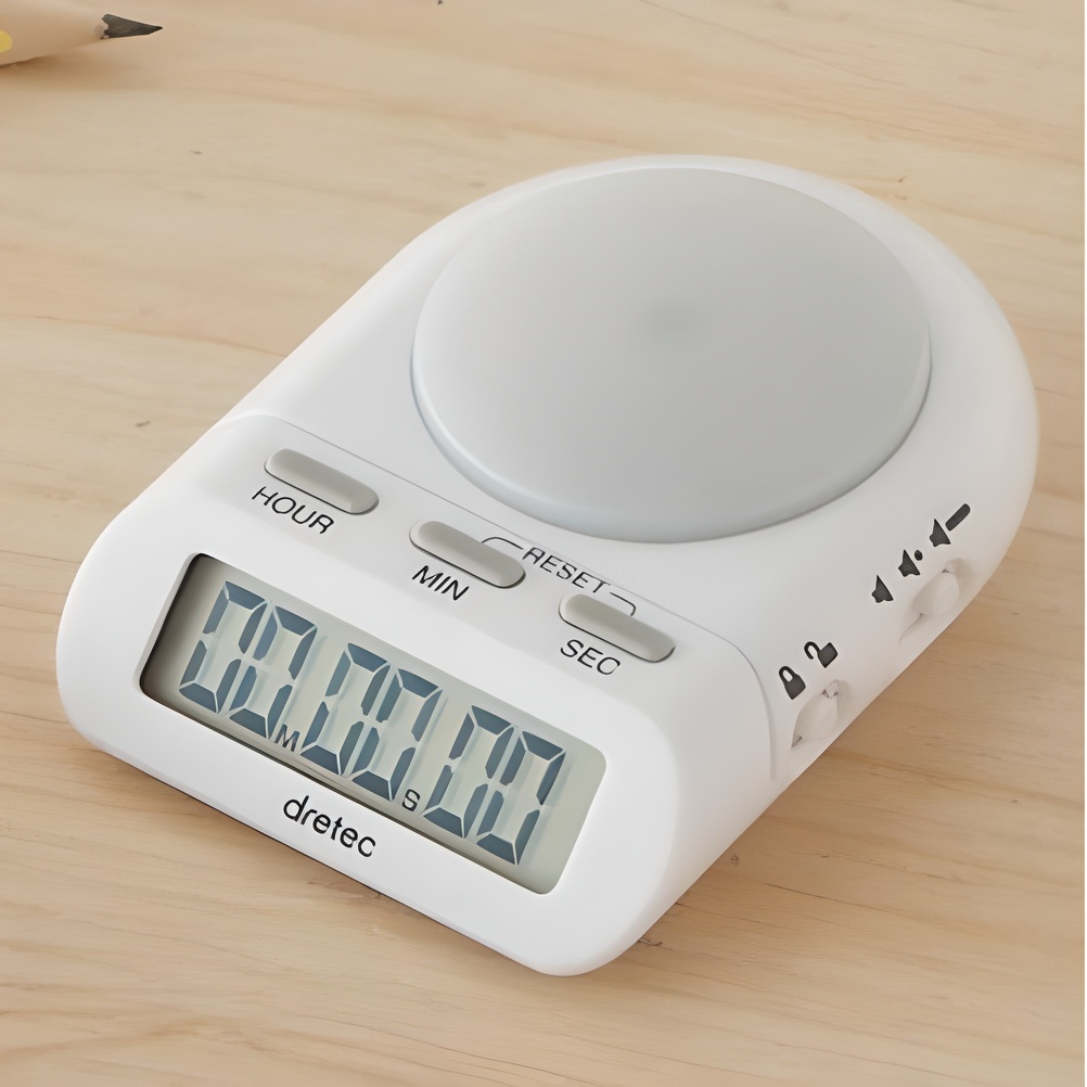 드레텍 스탑워치 T-186WT 화이트 8,200원