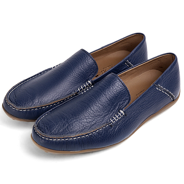 RHJ-54-405 블루 낮은굽1cm 남자로퍼 소가죽 수제화 192,000원