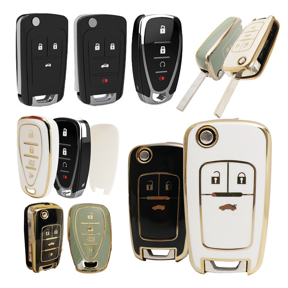 바이어블 쉐보레 차량용 TPU 스마트키 폴딩키 키케이스 키홀더 / 크루즈 라세티 아베오 트렉스 말리부 알페온 6,550원