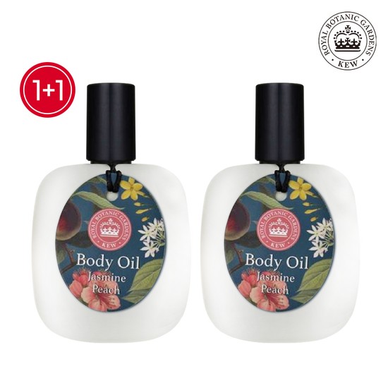 [KEW 큐가든] 영국 직수입 자스민피치 바디오일 100ml 2개세트 선물 향수 향기 잔향 코코넛 식물성 오일 169,100원