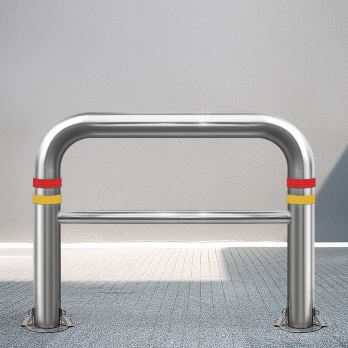 스텐 U자 2단 볼라드 앙카이동식 관공서 물류창고 아파트 충격 충돌 방지 주차 진입 금지 앙카포함 208,000원