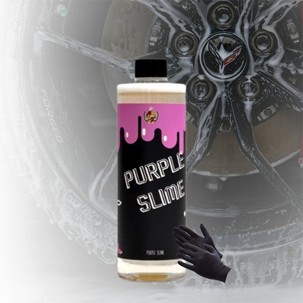 TAC시스템 퍼플 슬라임 500ml 철분제거제 원액 중성 고농축 분진 제거 휠세정제 장갑 18,000원