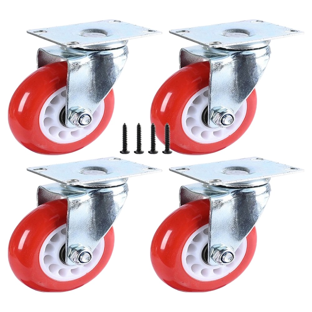 엠파이어 평판회전 헤비롤 대형 산업용 우레탄 캐스터 바퀴 K4TU100 17,000원