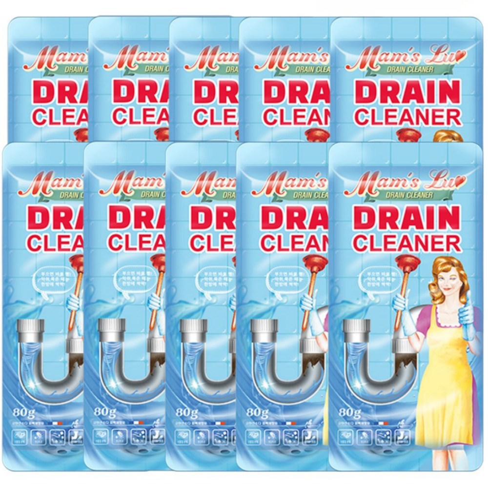 맘스럽 배수구클리너 80g 초강력 발포세정제 7,590원