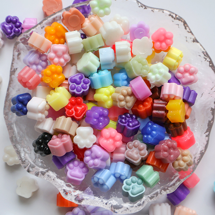 문빵구 실링왁스 비즈믹스 혼합왁스 파스텔 믹스 컬러 고양이 발바닥 100개입 16g 2,200원