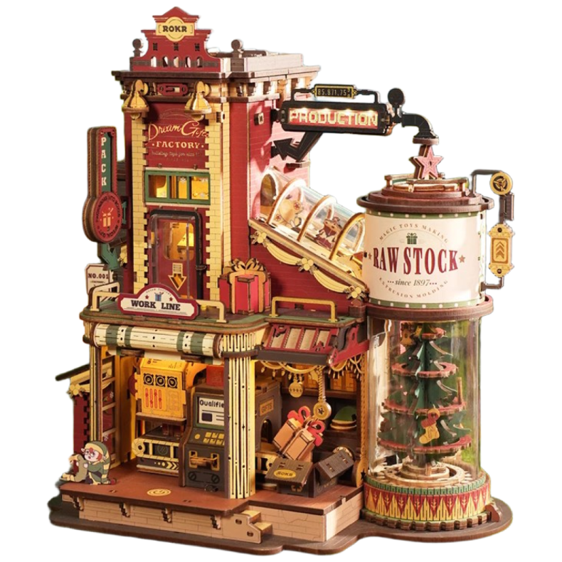 ROKR 선물공장 크리스마스 선물 나무 조립 취미생활, 선물 공장 신제품 출시 64,900원