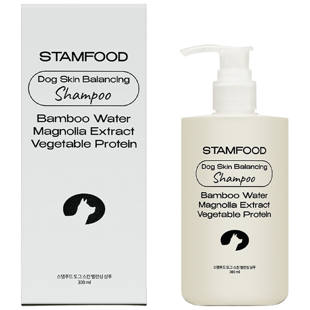 스탬푸드-도그 스킨 밸런싱 샴푸, 4개, 300ml 80,000원