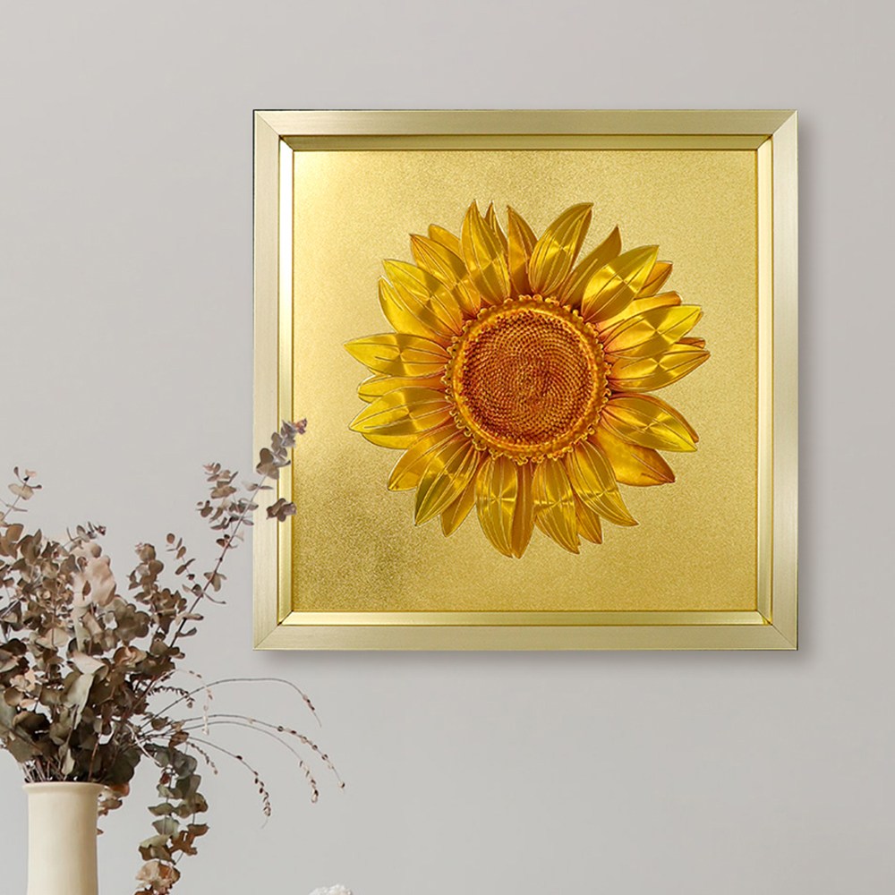 빌라드하우스 풍수 인테리어 황금 해바라기 벽걸이 그림 액자 36,650원