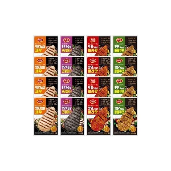 하림 닭가슴살 5+5 (총10봉) 100g 6종 맛별로 골라담기 (옵션선택) 47,600원
