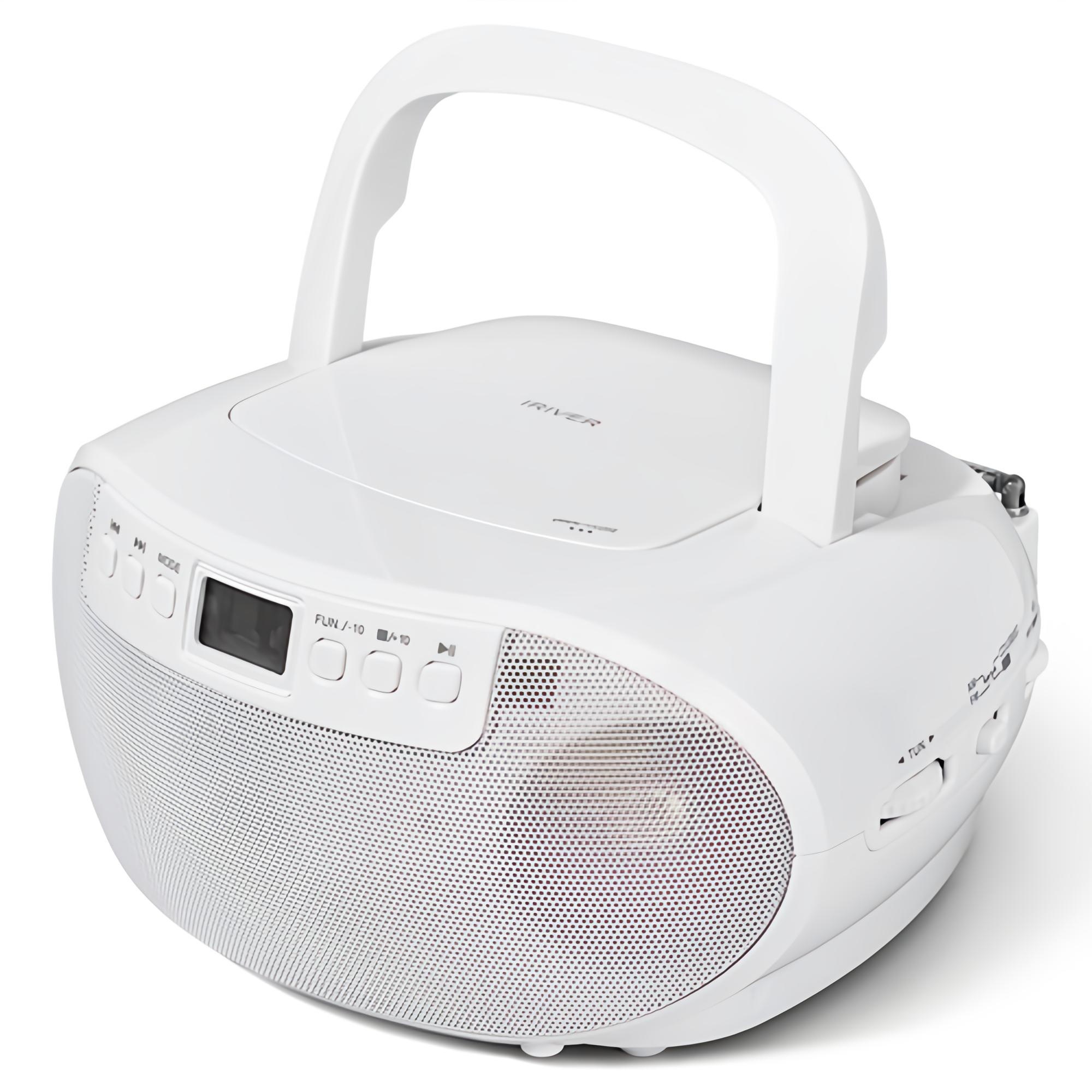 아이리버 블루투스 FM 라디오 CD플레이어, IAB50, White 69,900원