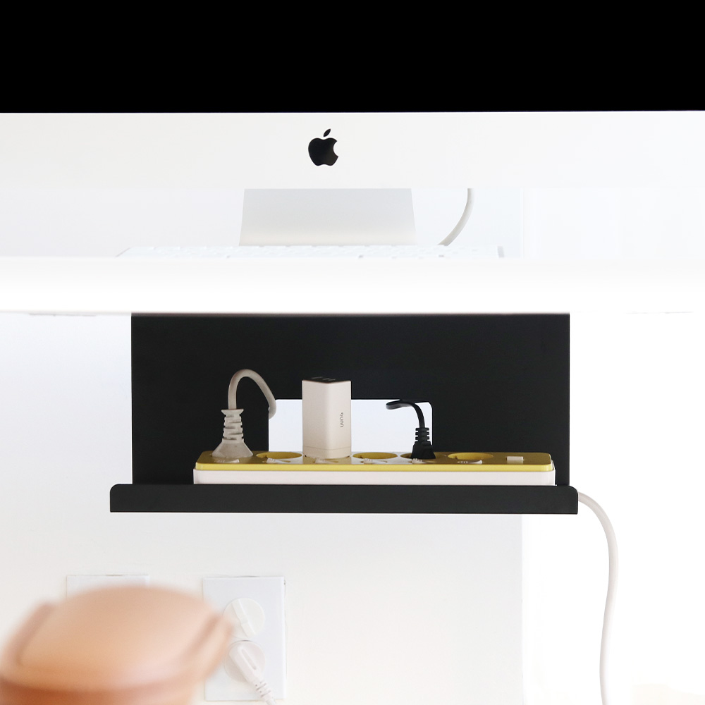 아이정 책상 전선정리 멀티탭 거치대 보관함 와이드 28,900원