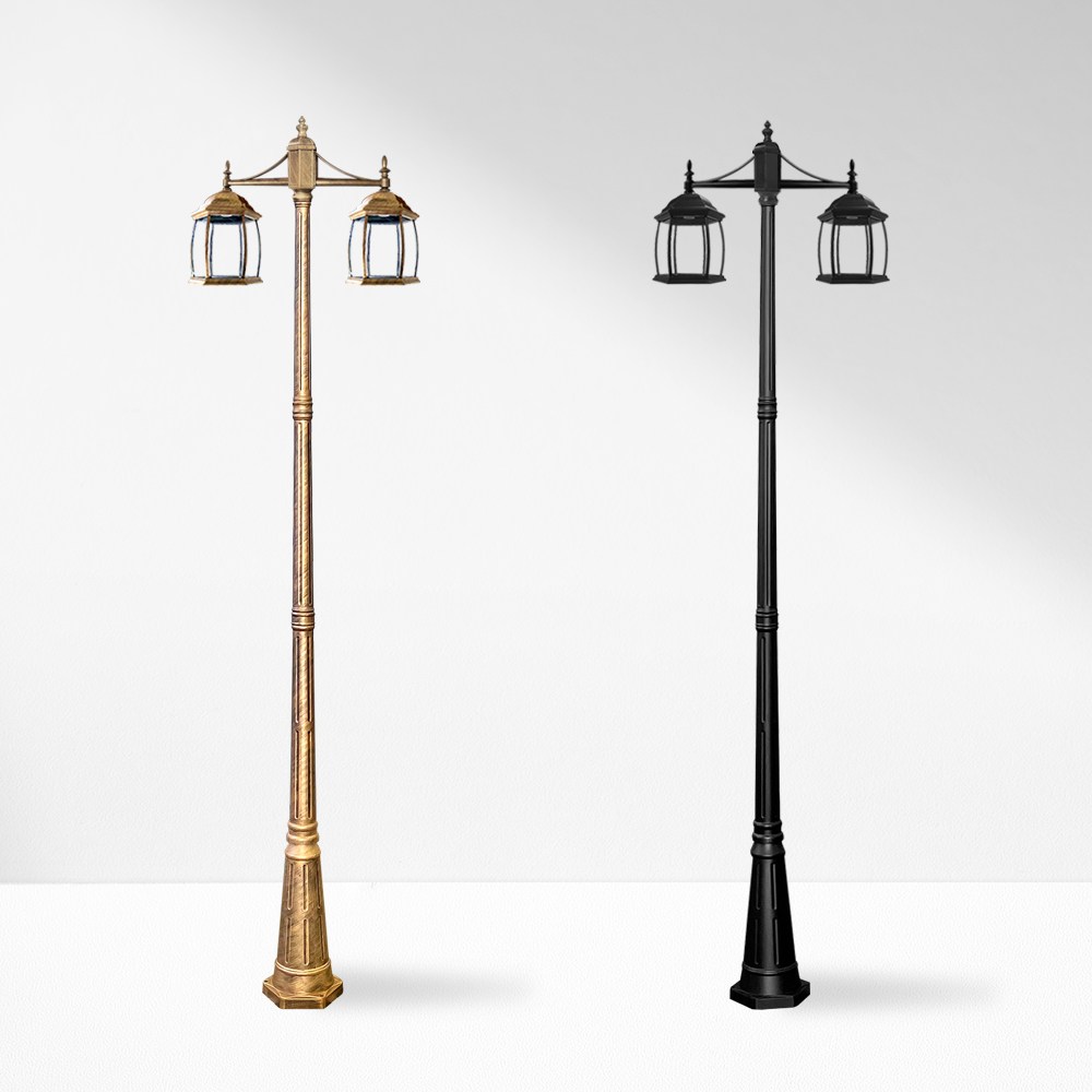 나눔조명 전기가로등 열주등 LED 마당 엔틱 문주 조명 테라스 잔디등 주마 2등 하향 297,800원