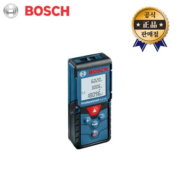 BOSCH 레이저거리측정기 GLM40-12 경량형 초소형 측정거리40M 측정공구 137,900원