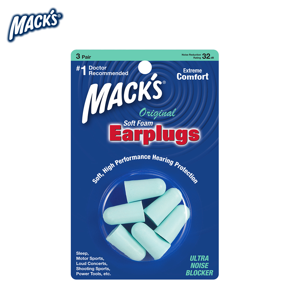 Macks 소프트 폼 오리지날 소음방지 이어플러그 6p 4,800원