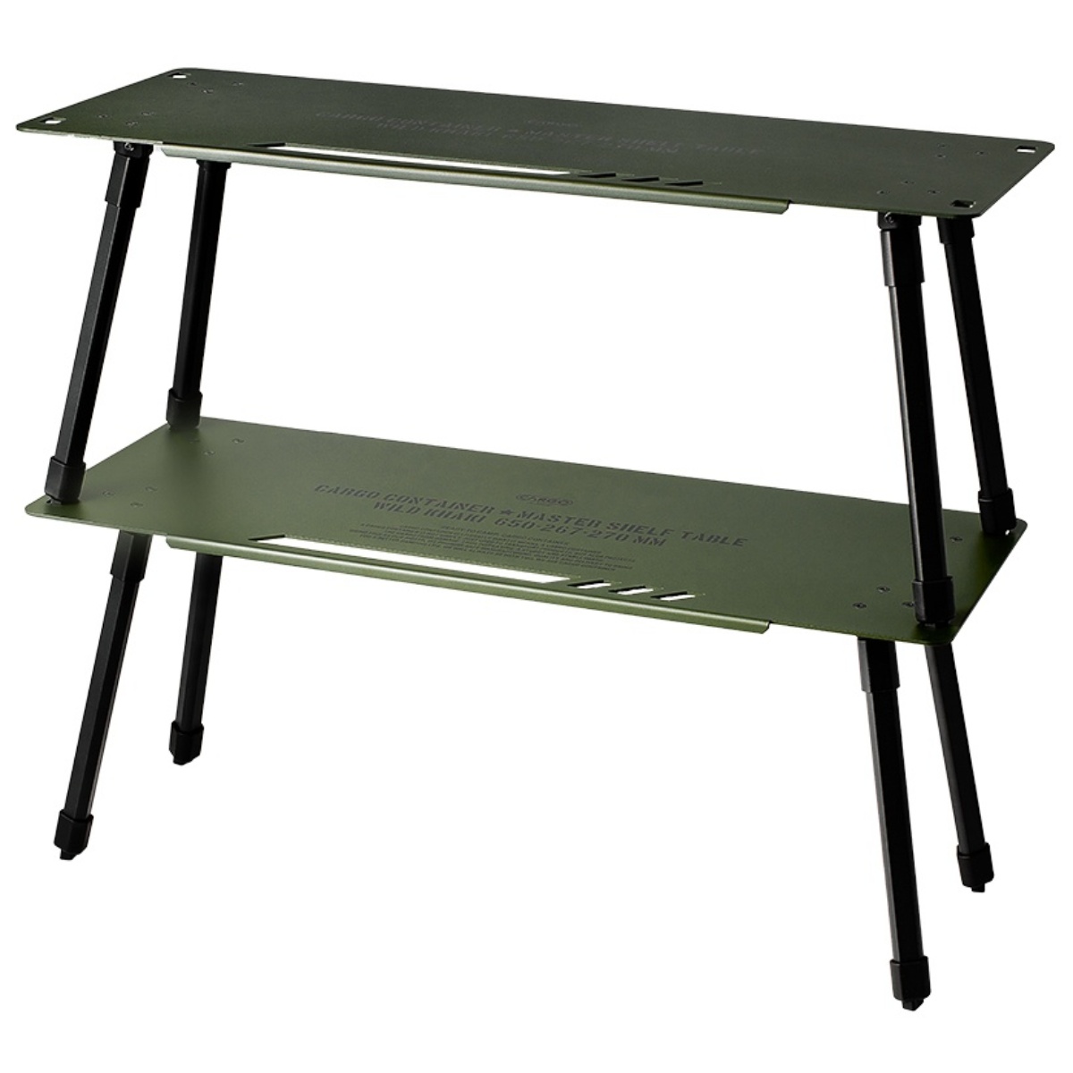 카고컨테이너 캠핑 선반 쉘프 사이드 보조 접이식 좌식 테이블 마스터쉘프테이블 (1세트 2개입), 카키 2개입 115,000원