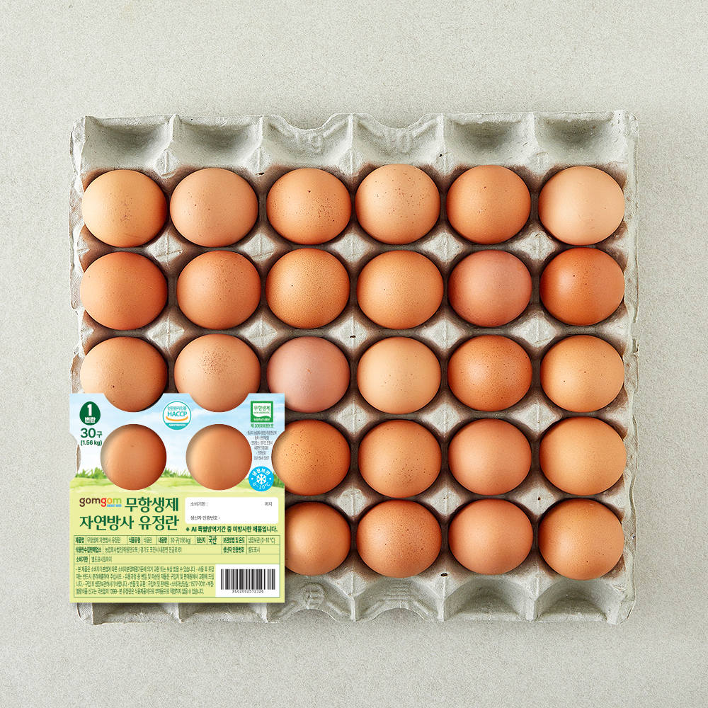 곰곰 무항생제 자연방사 유정란 16,990원