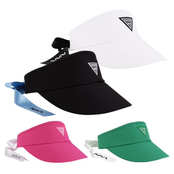어베이브 골프 테니스 삼각로고 바이저 썬캡, 화이트 55,000원