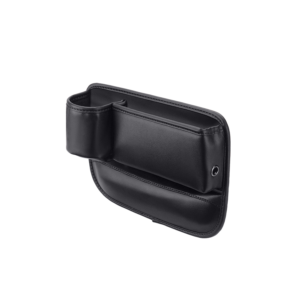 자동차 조수석+보조석 사이드 포켓 틈새쿠션 수납 박스 차량용 사이드포켓 수납함 컵홀더형, 드라이빙-블랙, 1개 14,990원