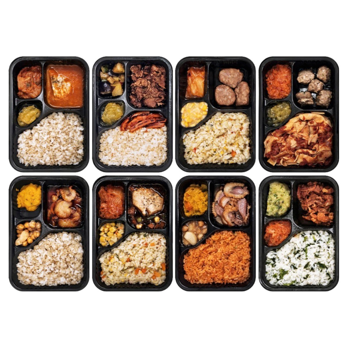 블랙컨슈머 알찬한끼 8키트 다이어트 식단 직장인 자취생 혼밥 식사대용 단백질 양많은 냉동 도시락, 235g, 8개 42,800원