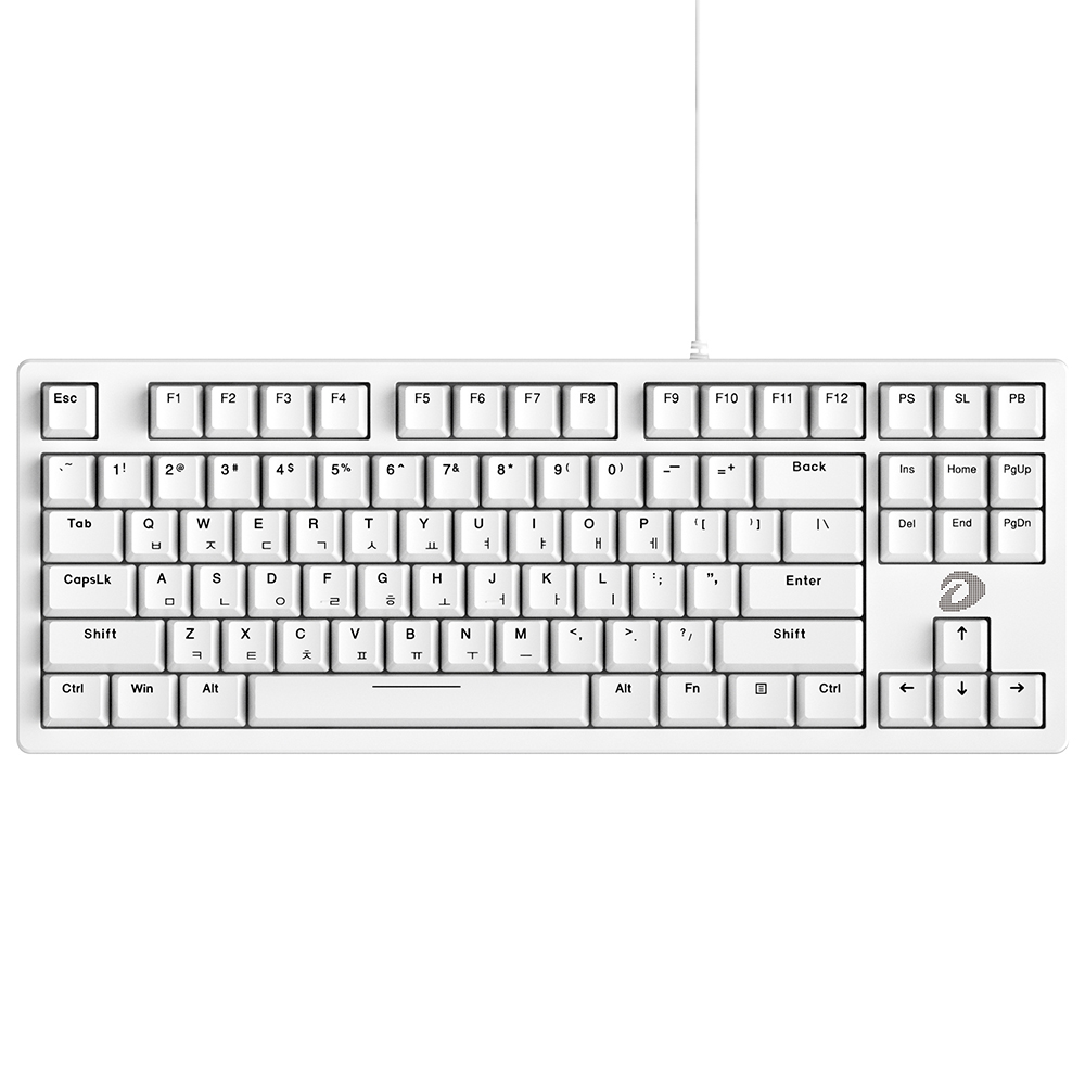 다얼유 87키 유선 기계식 게이밍 텐키리스 키보드 드림축, 오션 화이트, DK87, 제조사축 25,900원