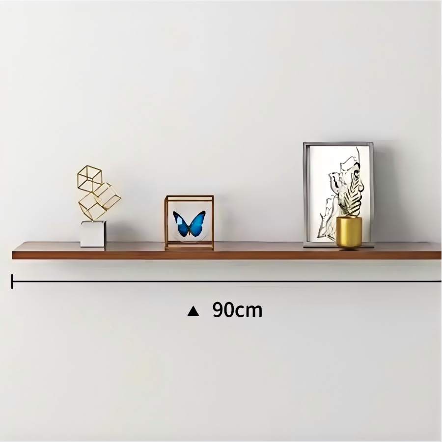 [FONDERA] 통원목 튼튼한 일자형 벽걸이 거치대 신상품 고하중 나무 인테리어 벽선반 세트 ( 4P ) 23,900원