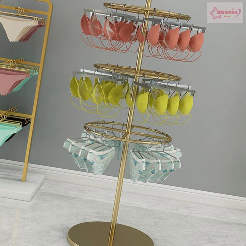 썬즈봉봉 360도 회전 언더웨어 진열대 4단 화이트 속옷정리걸이 107,900원