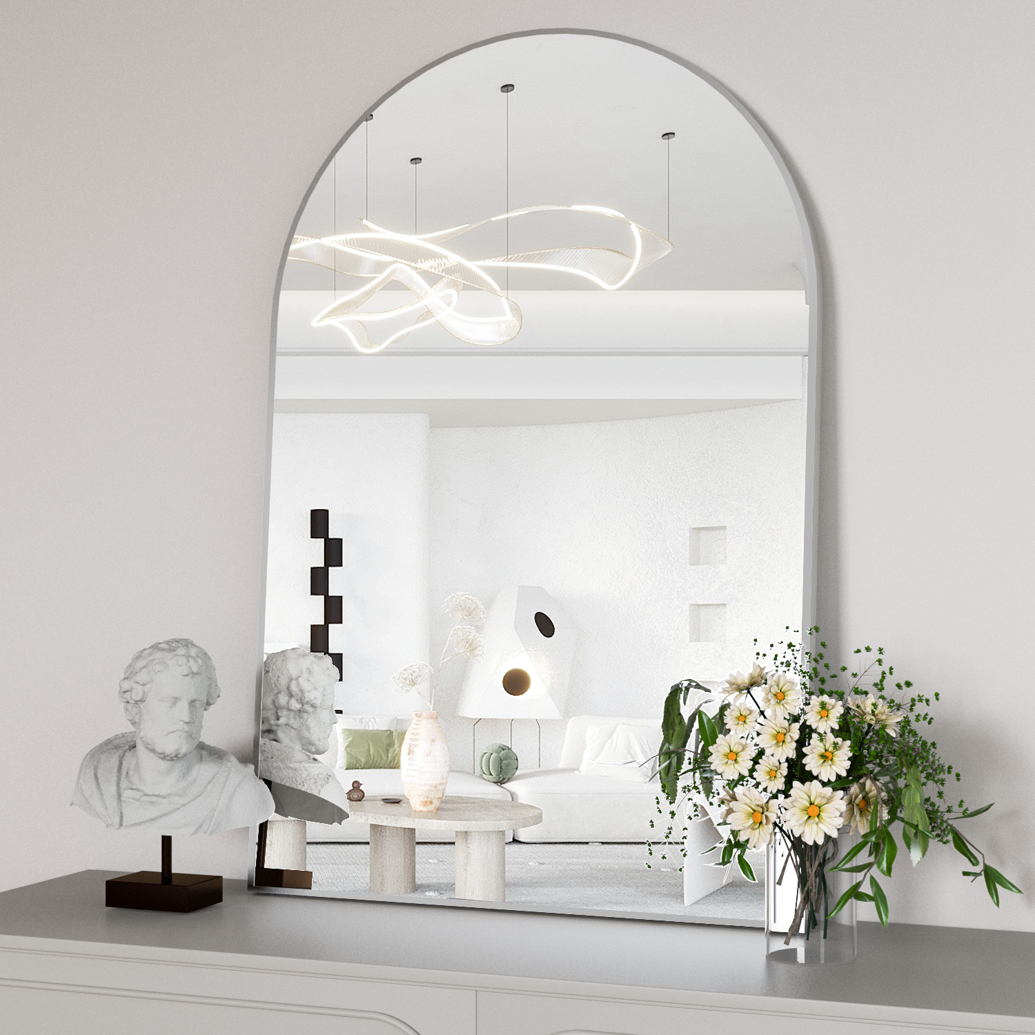 Brendayia 600x900mm 반아치형 벽걸이 거울 욕실 거울 침실 거실 59,900원