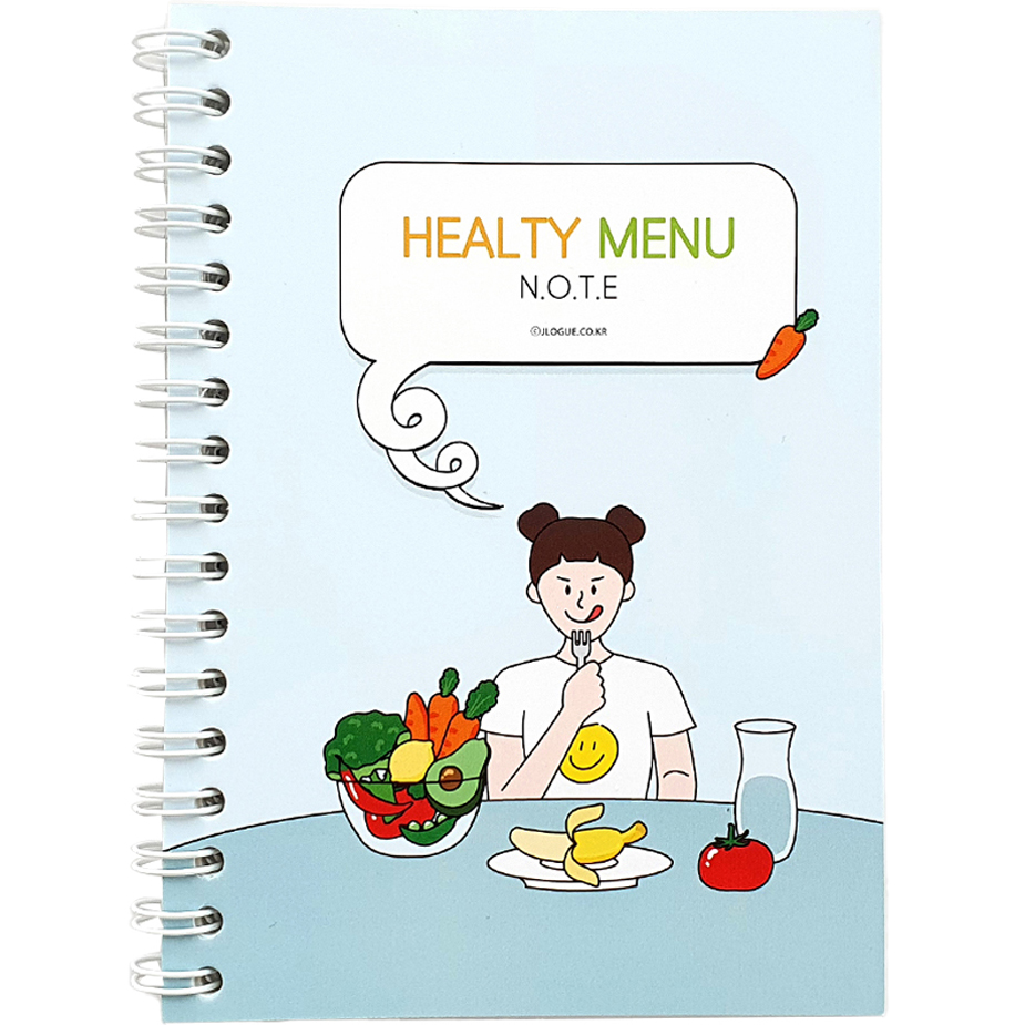 제이로그 건강한 생활습관 식단 노트 A6, 혼합색상, 1개 8,030원