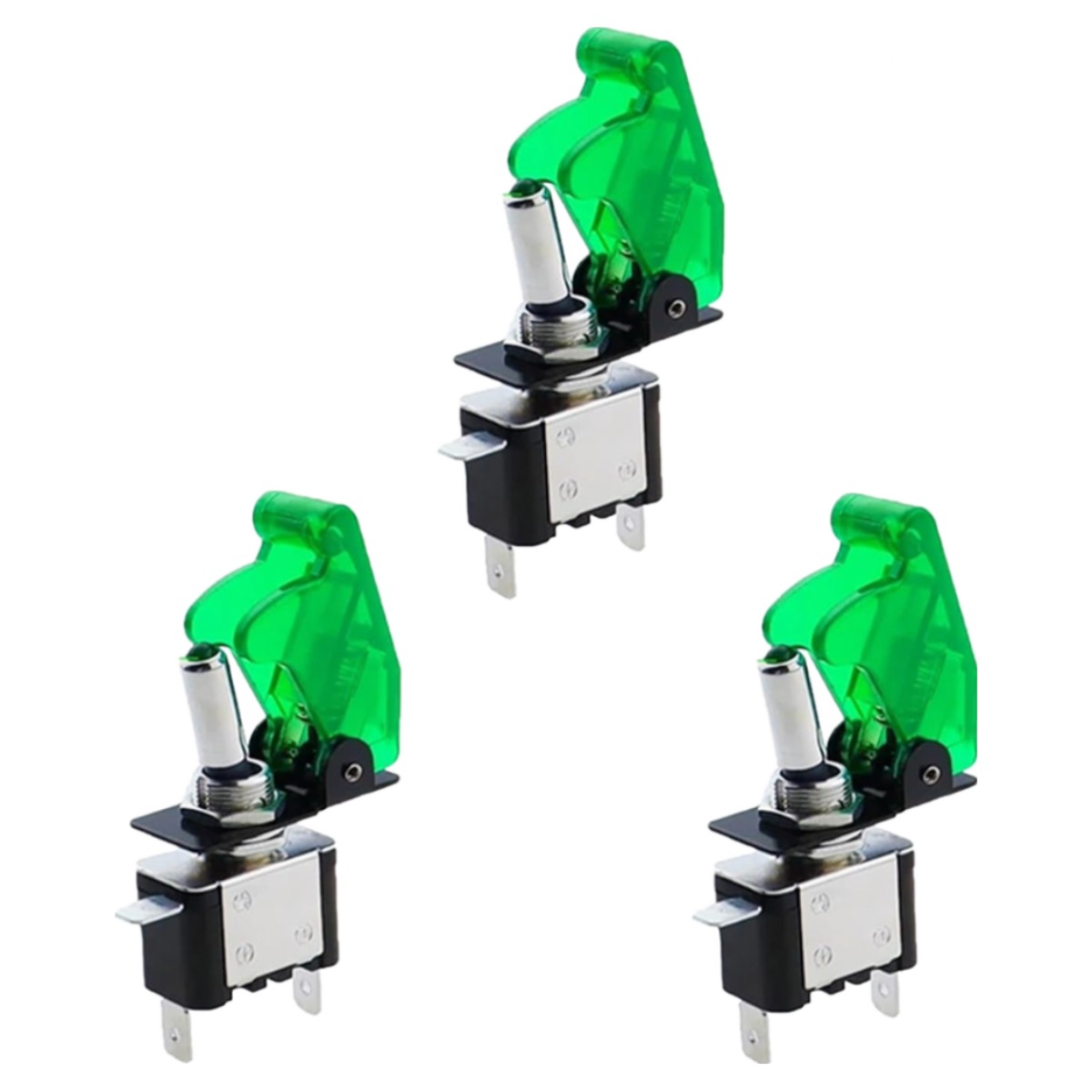 JK LED 전투기 스위치 그린 램프 토글 DC12V DIY 버튼 자동차 11,000원