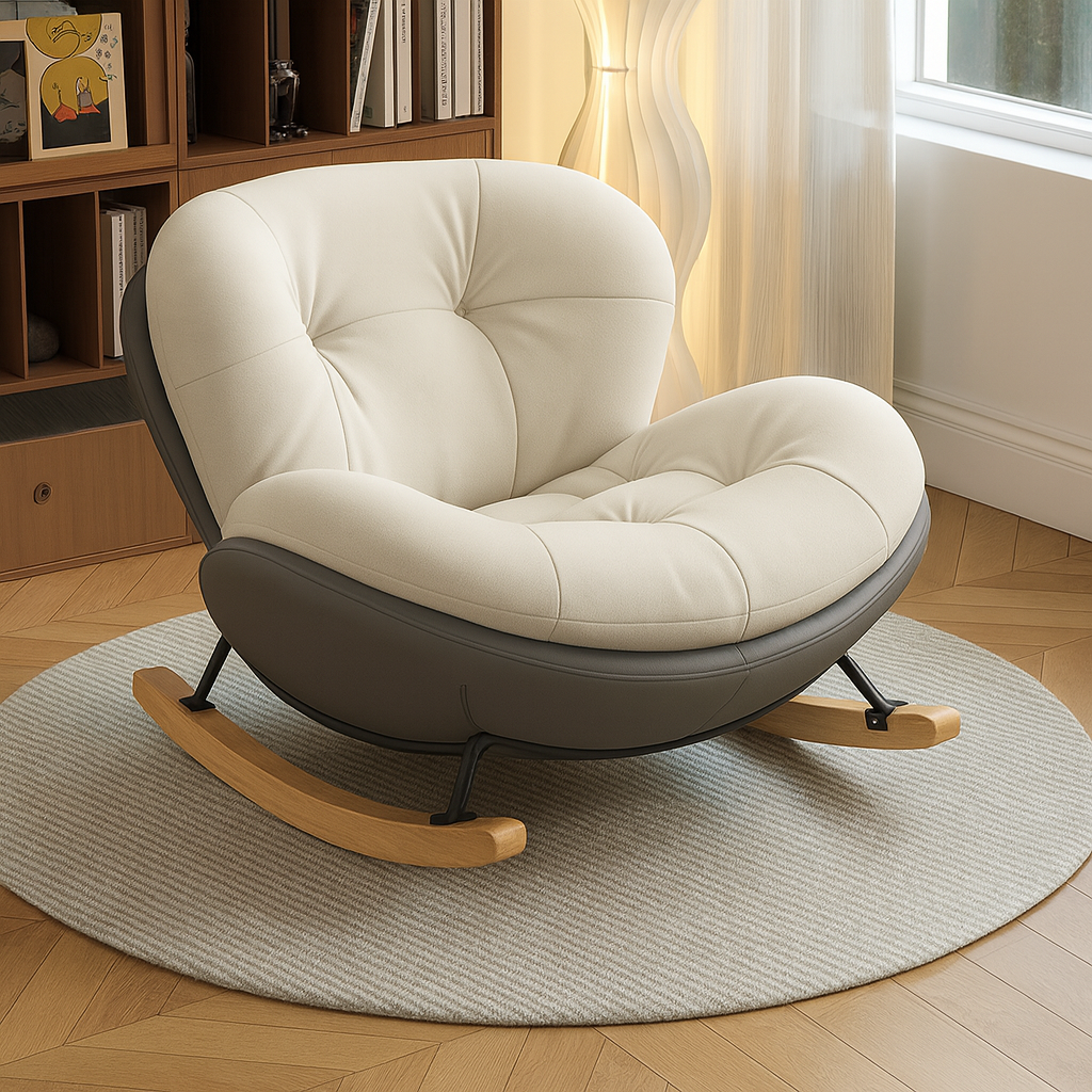 아파트 거실 1인용 흔들의자 리클라이너 소파 안락 휴식 의자, 1개, Y03(단의자) 147,000원