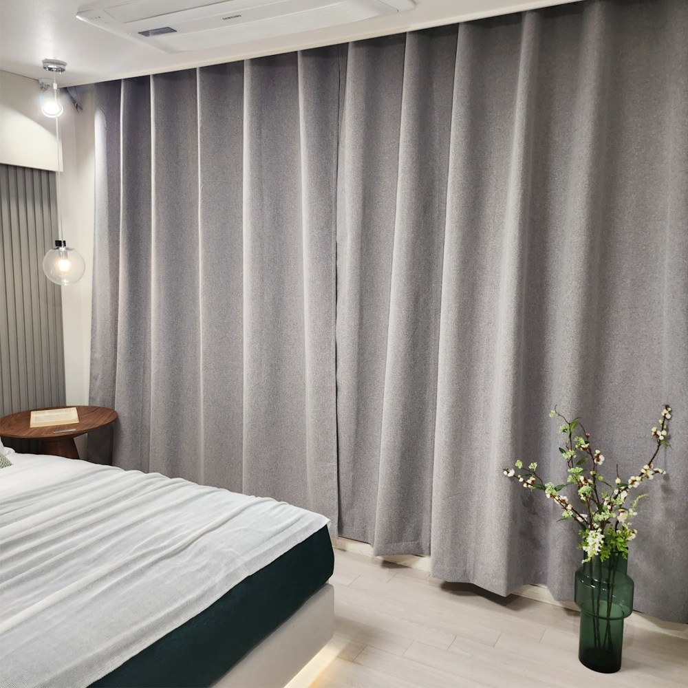 쿠웅샵 양면이 동일한 암막커튼 아일렛형 차광률99.99%이상 FITI시험연구원결과(1장) 98,900원