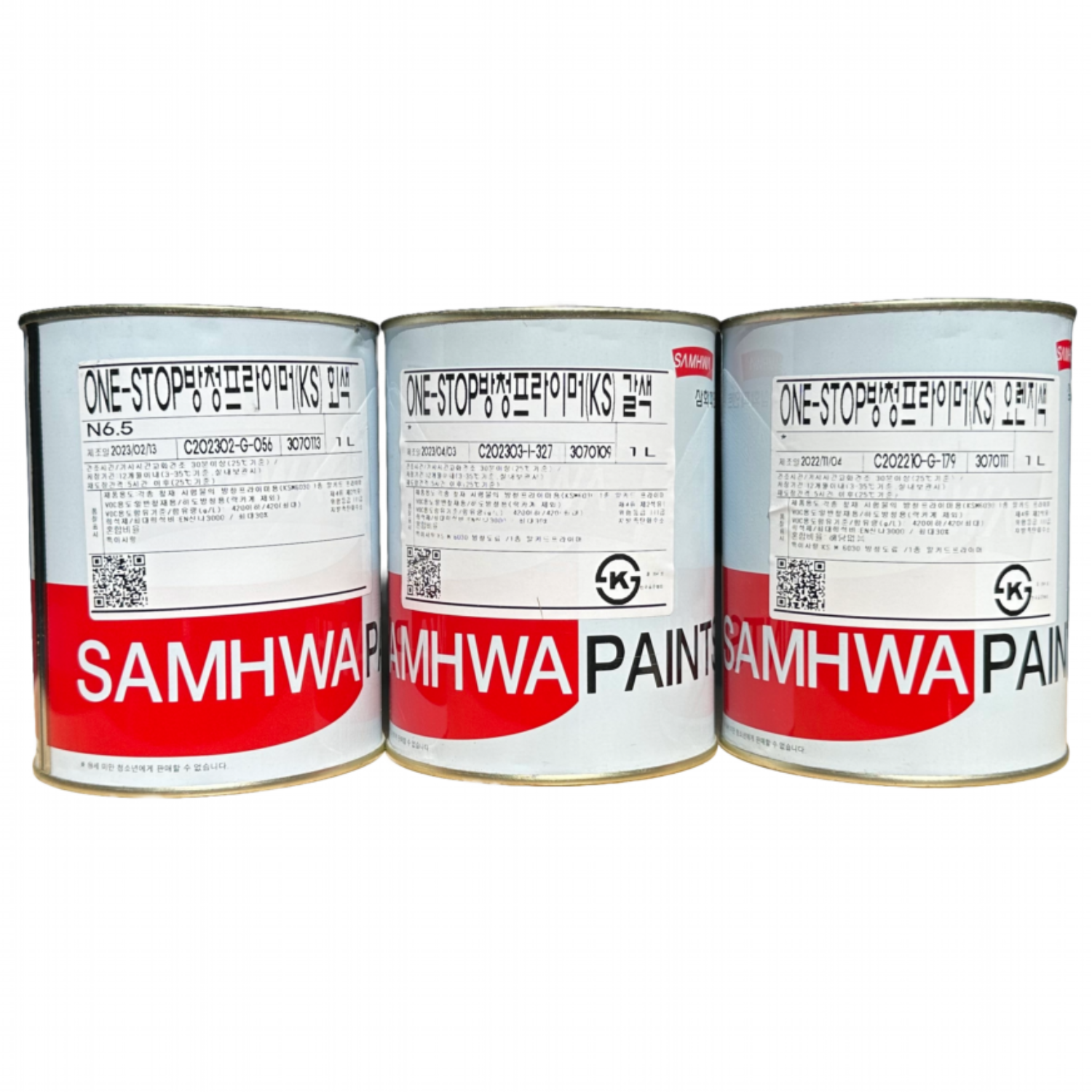 삼화페인트 one-stop 방청프라이머(KS) 1L 광명단 철재용 방청 녹방지, 회색, 1L, 1개 14,720원