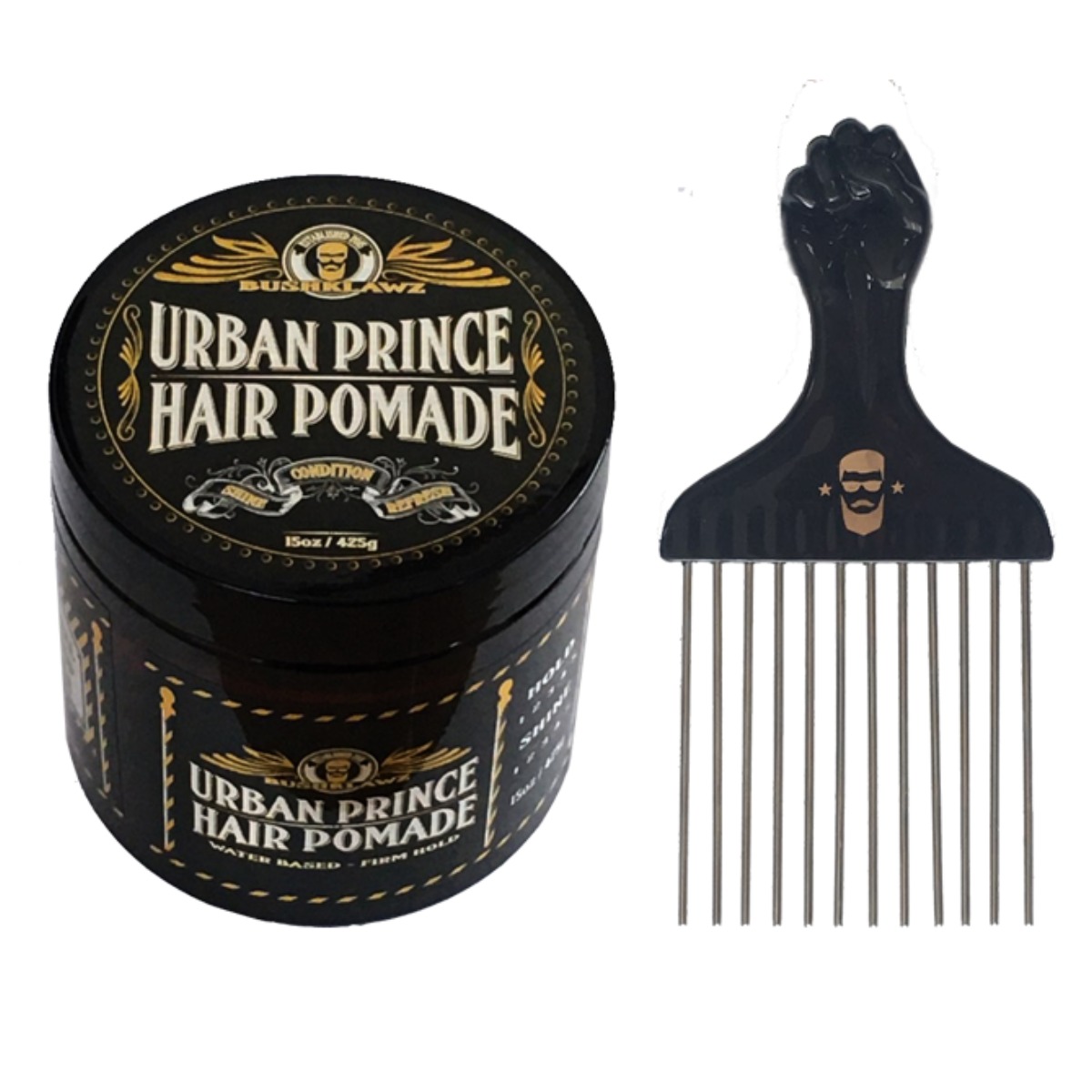 [부시클로스 본사직영몰] 어반프린스 특대형 425g + 아프로빗 증정 남자 헤어왁스 남성용 포마드 왁스 바버샵 67,470원