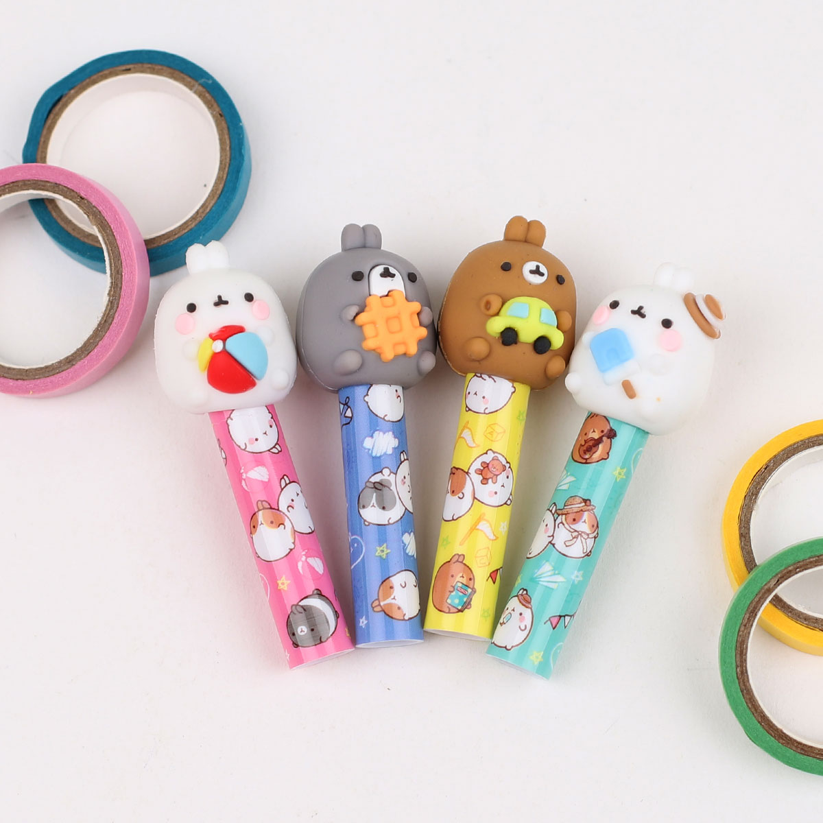 몰랑 피규어 연필보호캡 1개 ,랜덤 700원