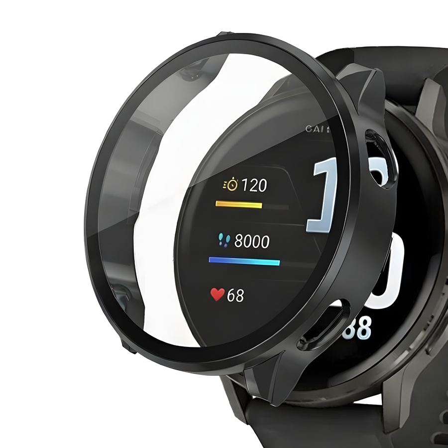 가민 베뉴4 호환 강화유리 풀커버 케이스 일체형, 1개, 블랙 10,900원